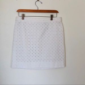 J. Crew eyelet skirt, NEW